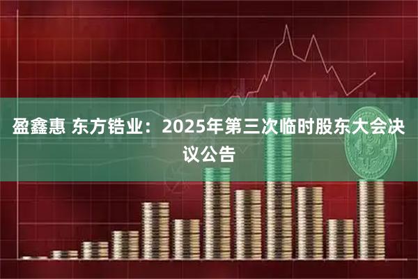 盈鑫惠 东方锆业：2025年第三次临时股东大会决议公告