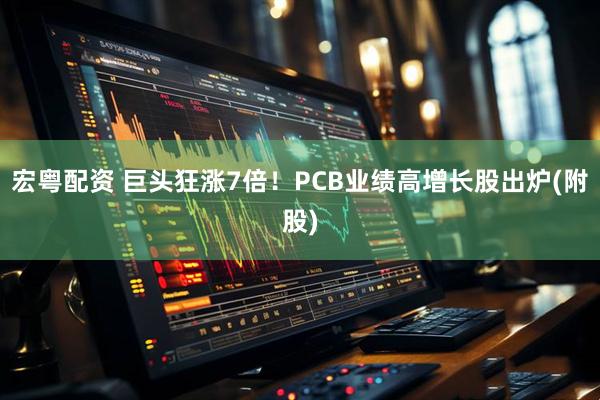 宏粤配资 巨头狂涨7倍！PCB业绩高增长股出炉(附股)